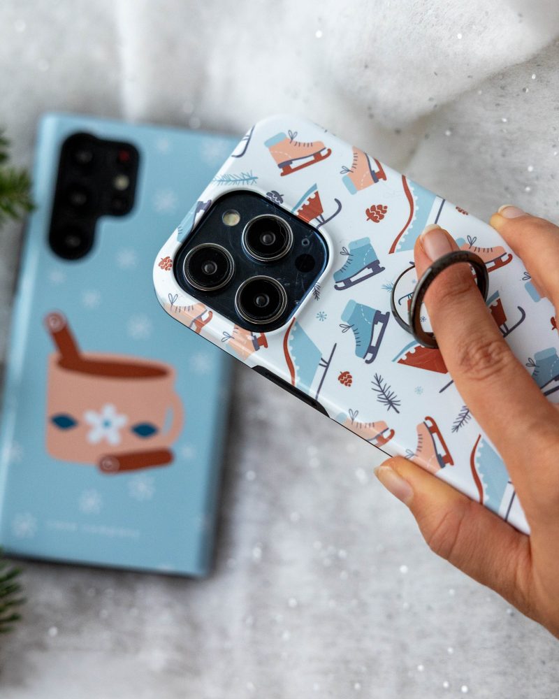 Capas para smartphone com suporte de anel