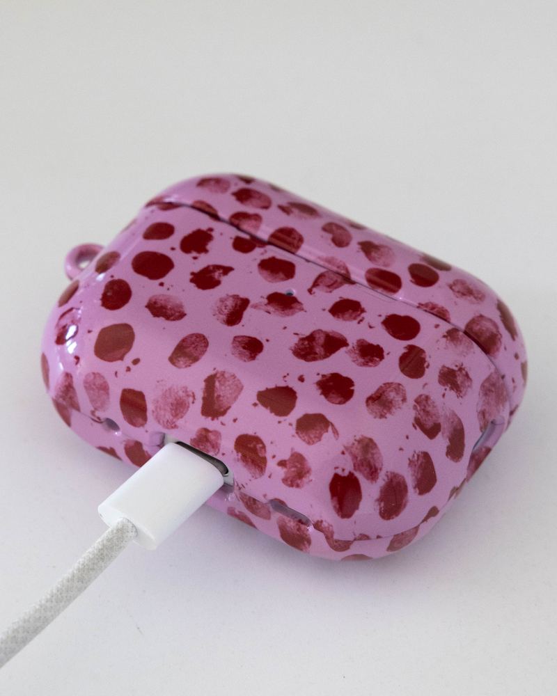 Capa AirPods com estampado botânico